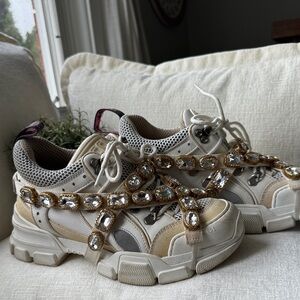 Women's Designer Embellished Sneakers